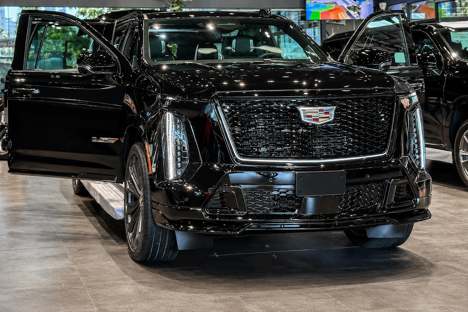 Black SUV photo