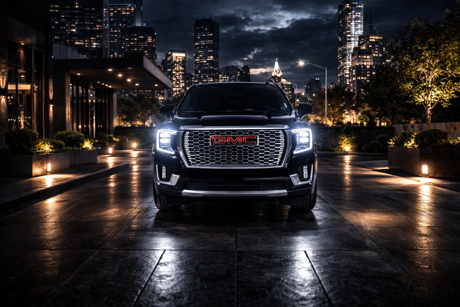Black SUV photo